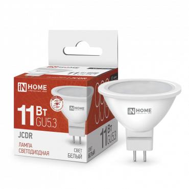 Лампа светодиодная LED-JCDR-VC 11Вт рефлектор 4000К нейтр. бел. GU5.3 990лм 230В IN HOME 4690612020358 (530170)