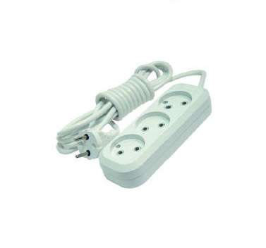 Удлинитель 3х3м без заземл. 10А IP20 Makel MGP123 (5881)