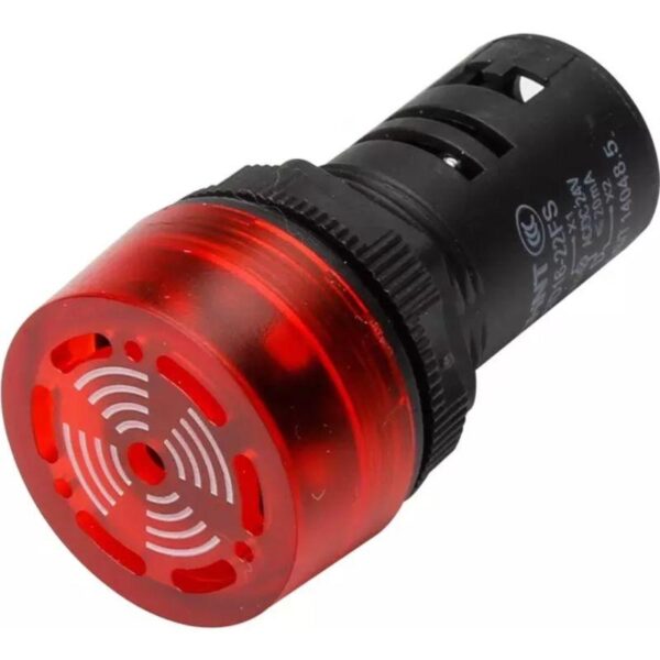 Сигнализатор звуковой ND16-22FS d22мм красн. LED AC 220В (R) CHINT 593399 (1612321)