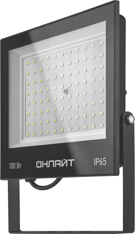 Прожектор светодиодный 61 947 OFL-100-4K-BL-IP65-LED 100Вт 4000К IP65 8000лм черн. ОНЛАЙТ 61947 (527085)
