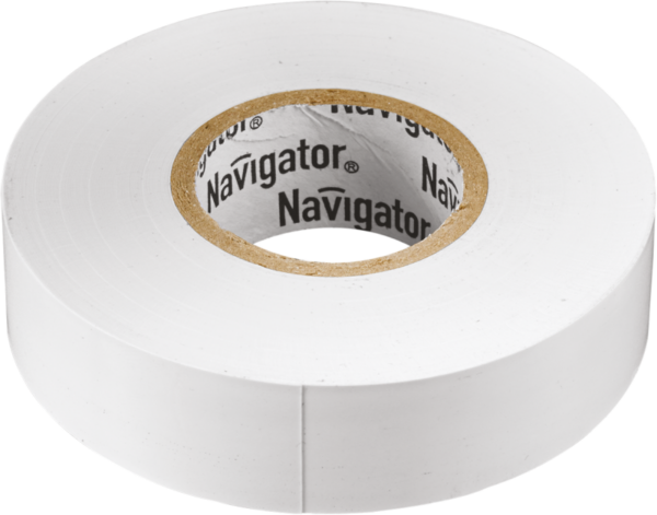 Изолента ПВХ 15мм (рул.20м) бел. NIT-B15-20/WH Navigator 71102 (155907)