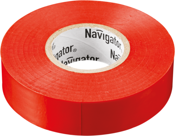 Изолента ПВХ 15мм (рул.10м) красн. NIT-B15-10/R Navigator 71230 (162219)