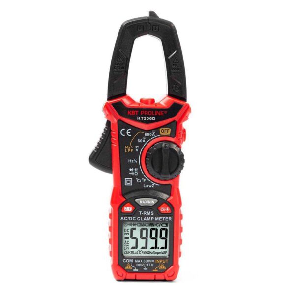 Клещи токовые цифровые KT 206D "PROLINE" КВТ 80753 (1479048)