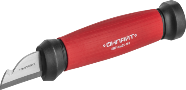 Нож монтерский 90 176 OHT-Nm05-153 153мм с выемкой ОНЛАЙТ 90176 (1646063)
