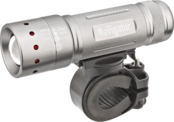 Фонарь 94 964 NPT-B01-3AAA велосипедный 2 крепл. CREE 1LEDх5Вт фокус блист. Navigator 94964 (277947)