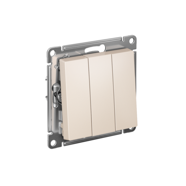 Выключатель 3-кл. СП AtlasDesign 10А IP20 (сх. 1+1+1) 10AX механизм беж. SE ATN000231 (1240191)