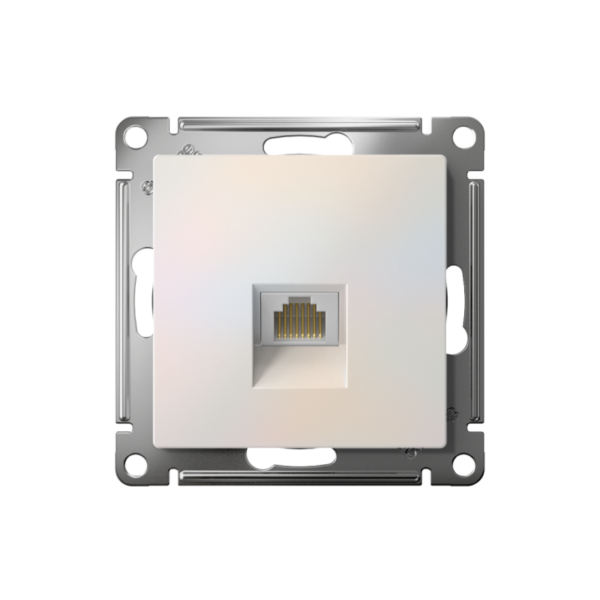 Розетка компьютерная AtlasDesign RJ45 кат.5E механизм жемчуж. SE ATN000483 (1240297)
