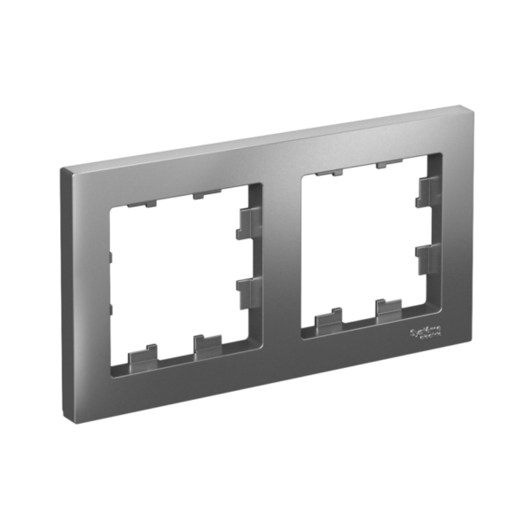 Рамка 2-м AtlasDesign универс. сталь SE ATN000902 (1240479)