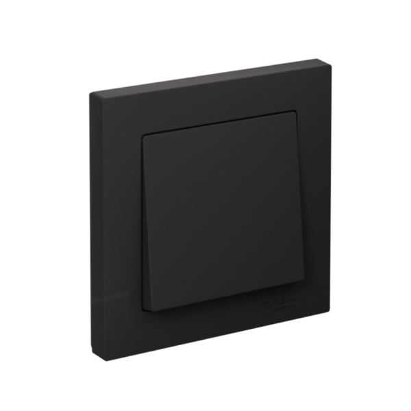 Выключатель 1-кл. СП AtlasDesign 10А IP20 (сх. 1) 10AX в сборе карбон SE ATN001012 (1240527)