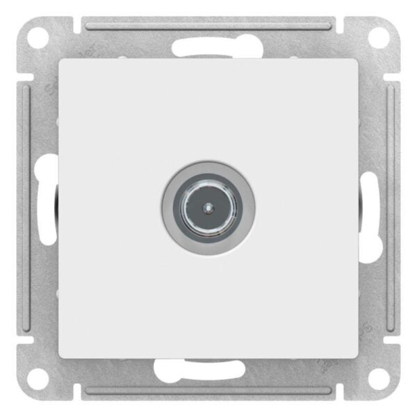 Розетка телевизионная проходная TV AtlasDesign 4дБ механизм лотос SE ATN001392 (1739953)