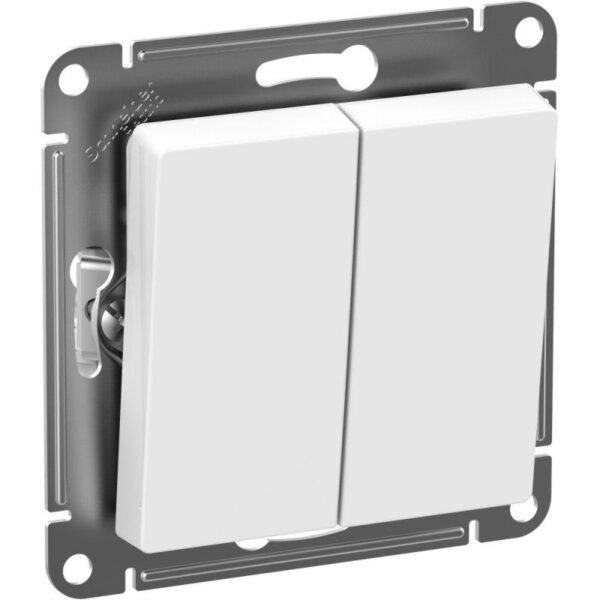 Выключатель 2-кл. Atlasdesign Aqua IP44 (сх. 5) 10AX механизм бел. SE ATN440151 (1564511)