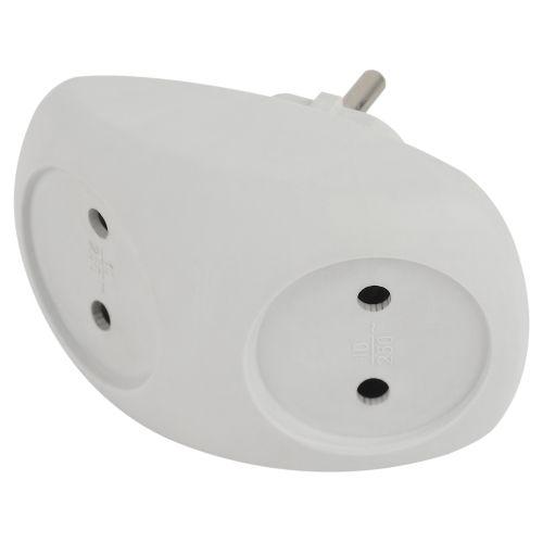 Разветвитель 2-м без заземл. 10А IP20 SPx-2-W бел. Эра Б0053480 (1598945)