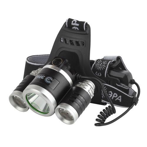 Фонарь аккумуляторный налобный GA-809 8Вт 3SMD CREE High Power Headlamp алюм. Эра Б0056111 (1637828)