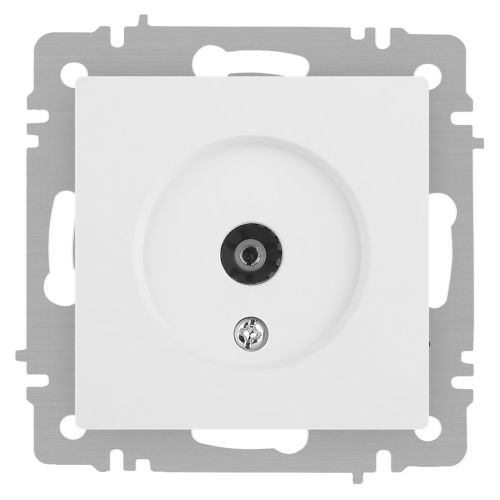 Розетка телевизионная одиночная TV СП Accent 6-301-01М IP20 бел. матов. Intro Б0063603 (1931500)