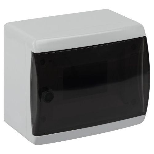 Корпус навесной ЩРН-П-6 ЭРА COMFORT IP41 прозр. крышка пластик. бел. ЭРА Б0067468 (2004479)