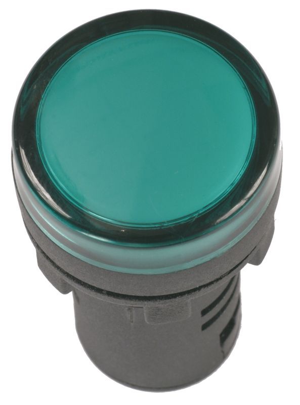 Лампа светосигнальная AD16DS d16мм 230В AC зел. KARAT IEK BLS10-ADDS-230-K06-16 (146611)