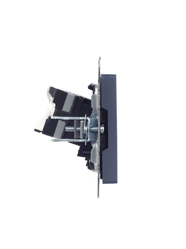 Розетка компьютерная СП RJ45 кат.5E BRITE РК10-БрМ механизм маренго IEK BR-K10-1-K35 (1623778)