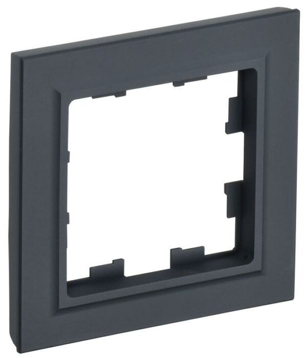 Рамка 1-м BRITE РУ-1-БрГ графит IEK BR-M12-K53 (1617306)