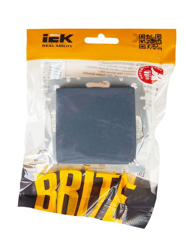 Выключатель 1-кл. СП BRITE ВС10-1-0-БрМ 10А механизм маренго IEK BR-V10-0-10-K35 (1617230)