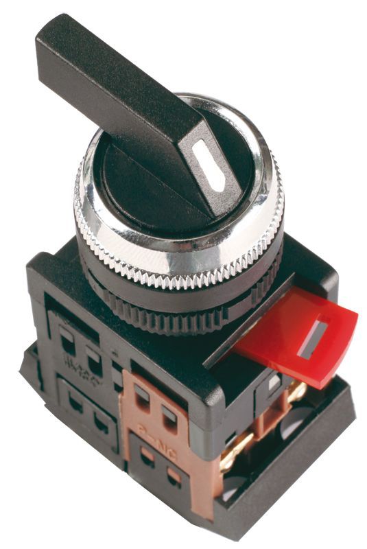 Переключатель ALCLR-22 на 3 полож. черн. I-O-II 1з+1p IEK BSW10-ALCLR-3-K02 (33357)