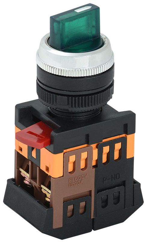 Переключатель ANCLR-22-3 на 3 фикс. полож. зел. 1з+1р IEK BSW10-ANCLR-3-K06 (78939)