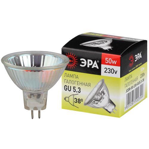 Лампа галогенная GU5.3-JCDR (MR16) -50W-230V-Cl ЭРА C0027365 (416083)