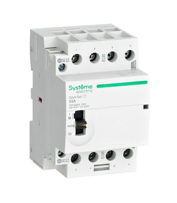 Контактор 4п City9 Set 4НО 63А AC 400В-230В SE C9C32463 (1781016)