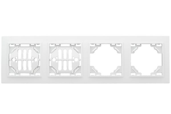 Рамка 4-м Минск горизонтальная бел. Basic EKF ERM-G-304-10 (453861)