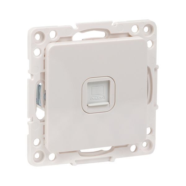 Розетка компьютерная 1-м Стокгольм RJ45 механизм бел. PROxima EKF EYK01-035-10 (1396238)