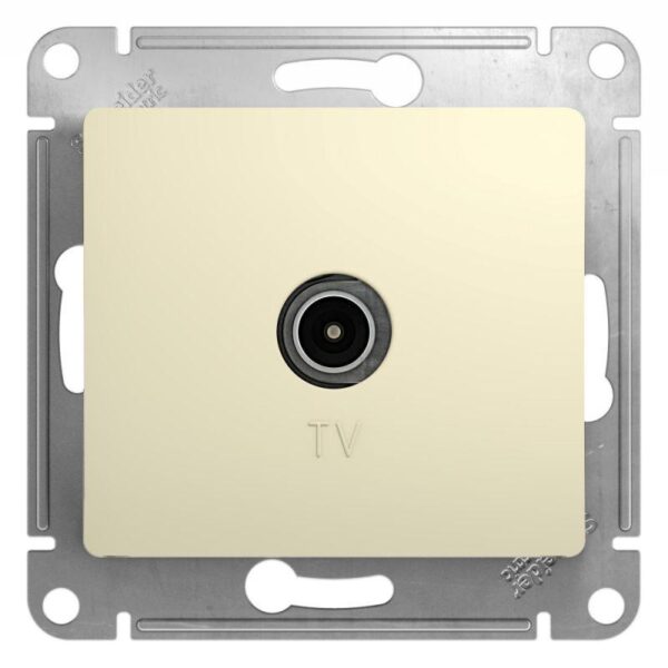 Розетка телевизионная TV Glossa коннектор механизм беж. SE GSL000293 (466240)