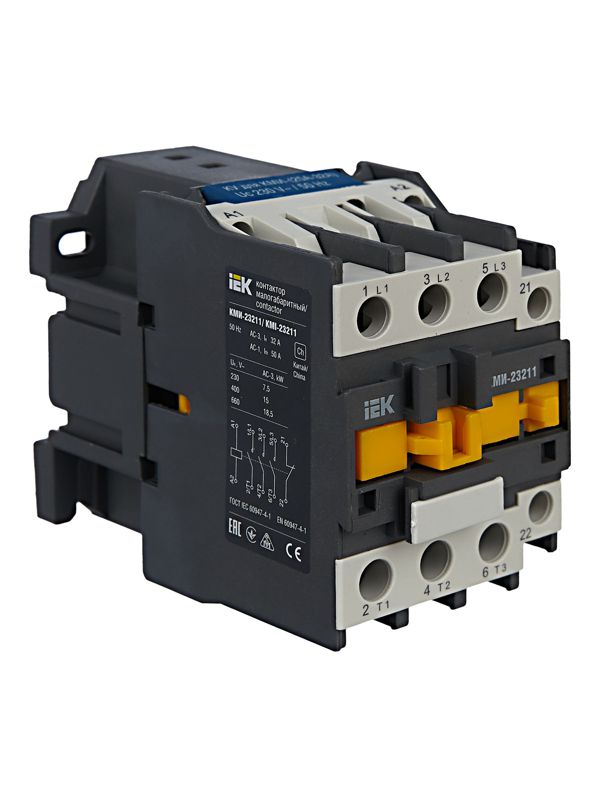 Контактор КМИ-23211 32А 230В/АС3 1НЗ KARAT IEK KKM21-032-230-01 (45363)
