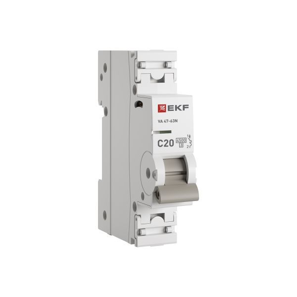 Выключатель автоматический 1п C 20А 4.5кА ВА 47-63N PROxima EKF M634120C (1850957)