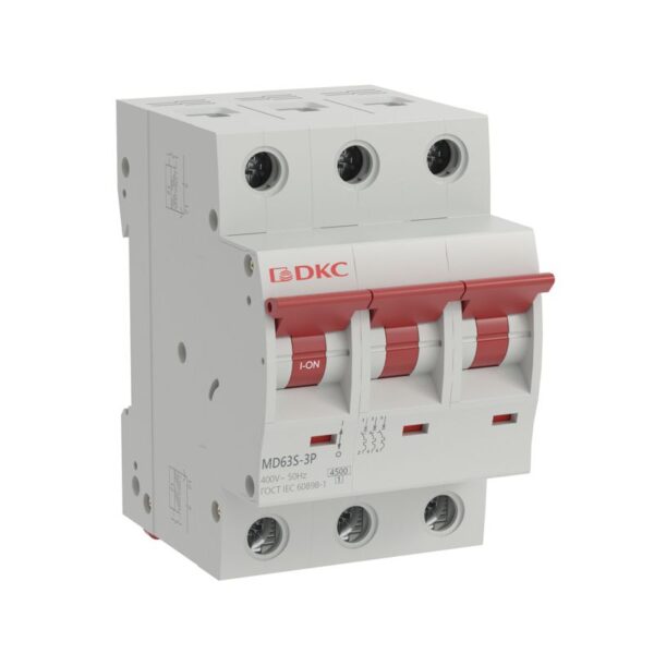 Выключатель автоматический модульный 3п D 16А 4.5кА YON max MD63S YON MD63S-3PD16 (1804820)