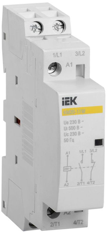 Контактор модульный КМ20-11М AC KARAT IEK MKK11-20-11 (1330820)