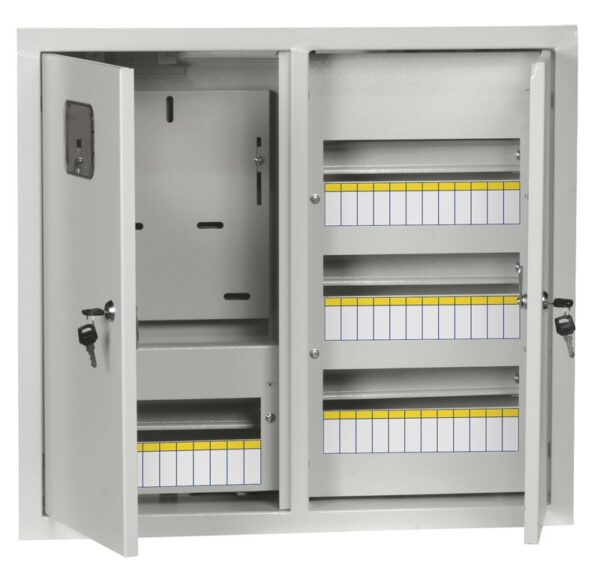 Корпус ЩУРв-3/48 TITAN 550х610х165мм IP31 метал. IEK MKM35-V-48-31-ZO (45387)