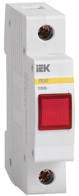 Лампа сигнальная ЛС-47 красн. KARAT IEK MLS10-230-K04 (38051)
