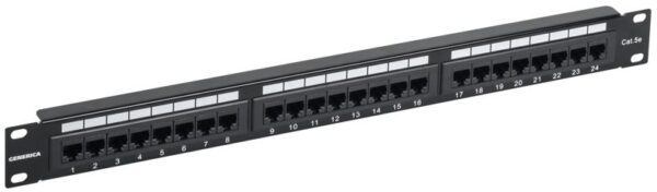 Патч-панель 1U кат.5E UTP 24 порта (Krone) GENERICA PP24-1UC5EU-K05-G (1318179)