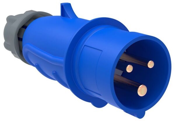 Вилка эл. каб. 32А 2P+PE 220В IP44 MAGNUM ССИ-023 IEK PSN01-032-3 (255647)