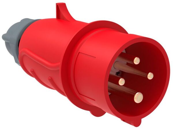 Вилка эл. каб. 16А 3P+PE 380В IP44 MAGNUM ССИ-014 IEK PSN02-016-4 (255645)