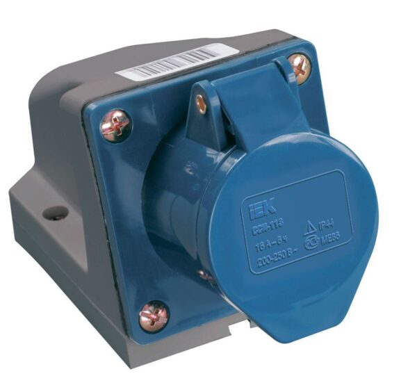 Розетка ОП 32А 220В 2P+PЕ ССИ-123 IP44 IEK PSR11-032-3 (33954)