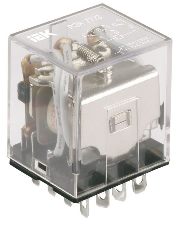 Реле РЭК 77-3 10А 220В AC IEK RRP10-3-10-220A (67907)