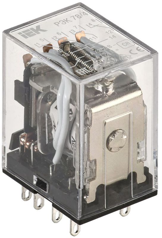 Реле РЭК 78-4 3А 12В DC IEK RRP20-4-03-012D (82384)