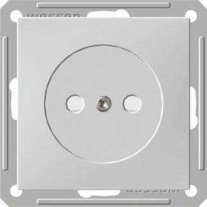 Розетка 1-м СП W59 16А IP20 без заземл. защ. шторки механизм бел. SE RS16-151-1-86 (223133)