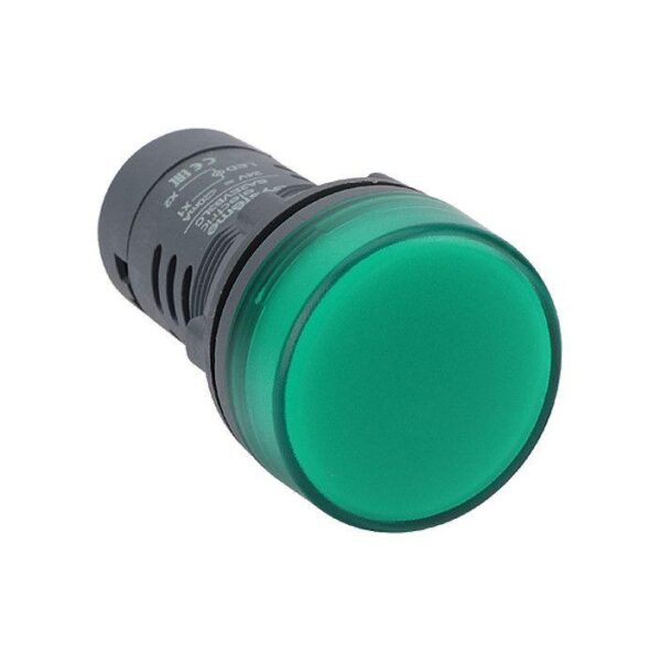 Лампа светосигнальная SB7 d22мм 230В AC зел. моноблочная SE SB7EV03MP (1680919)