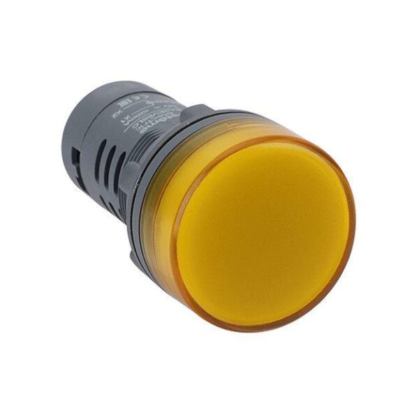 Лампа светосигнальная SB7 d22мм 230В AC желт. моноблочная SE SB7EV08MP (1680921)