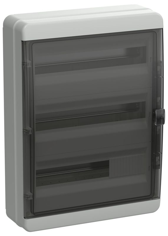 Корпус КМПн-54 TEKFOR IP65 черн. прозр. дверь пластик. IEK TF5-KP72-N-54-65-K03-K02 (1791999)