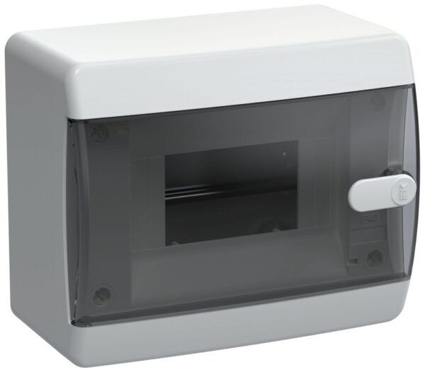 Корпус ЩРН-П-6 UNION Compact IP41 черн. прозр. дверь пластик. IEK UIC-KP12-N-06-41-K01 (1792038)