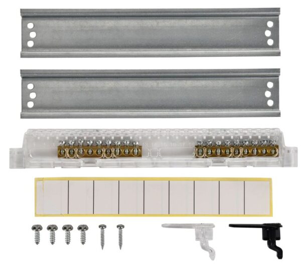 Корпус ЩРВ-П-18 UNION Compact IP41 черн. прозр. дверь пластик. IEK UIC-KP12-V-18-41-K01 (1792031)