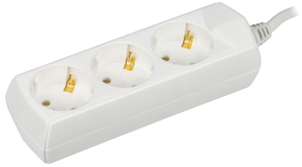 Удлинитель 3х3м с заземл. 10А IP20 У03 2P+PE 250В 3х1 GENERICA WYP10-10-03-03-Z-G (1383718)