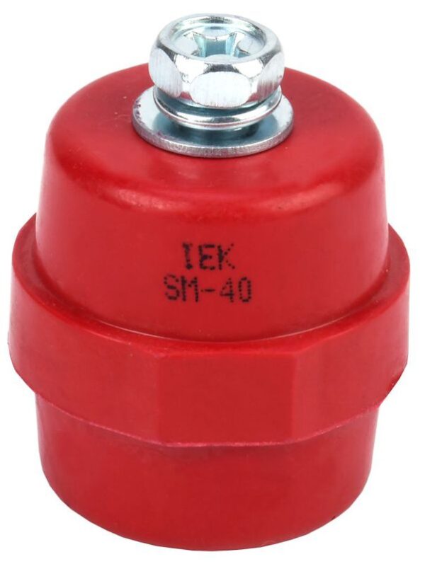 Изолятор SM40 (М8) силовой с болтом IEK YIS11-40-12-B (1036018)
